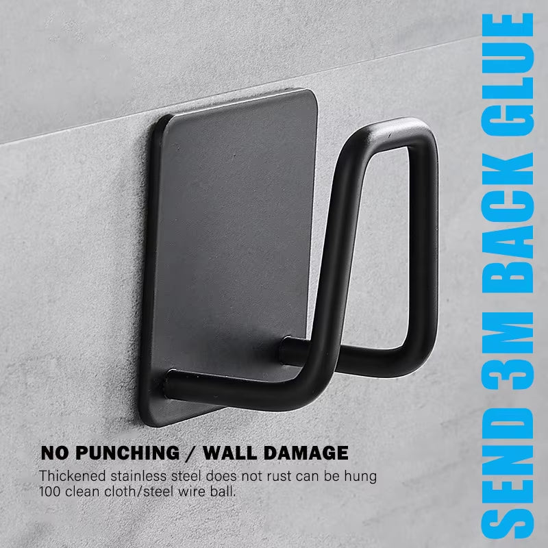 Sponge Holder Soap Drying Rack Self Adhesive Sink