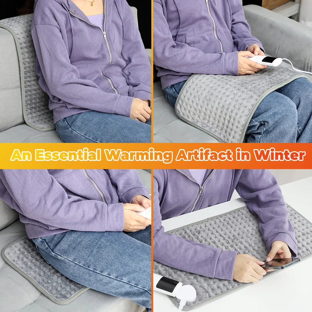 Electro Sheet Pad for Bed Sofa Warm Winter Thermal Blankets Warmer 58*29CM