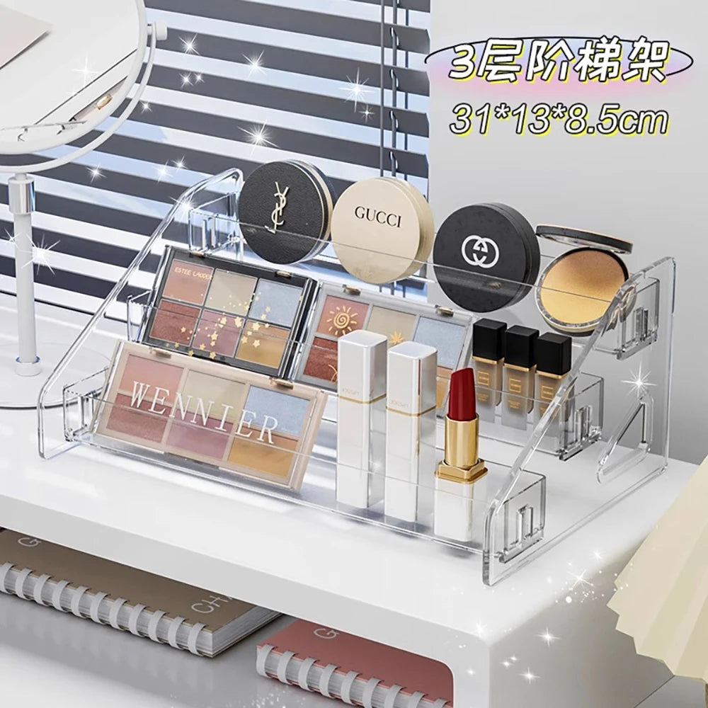 Transparent Storage Box Makeup Organiser Cosmetic Display Case Jewellery Organiser