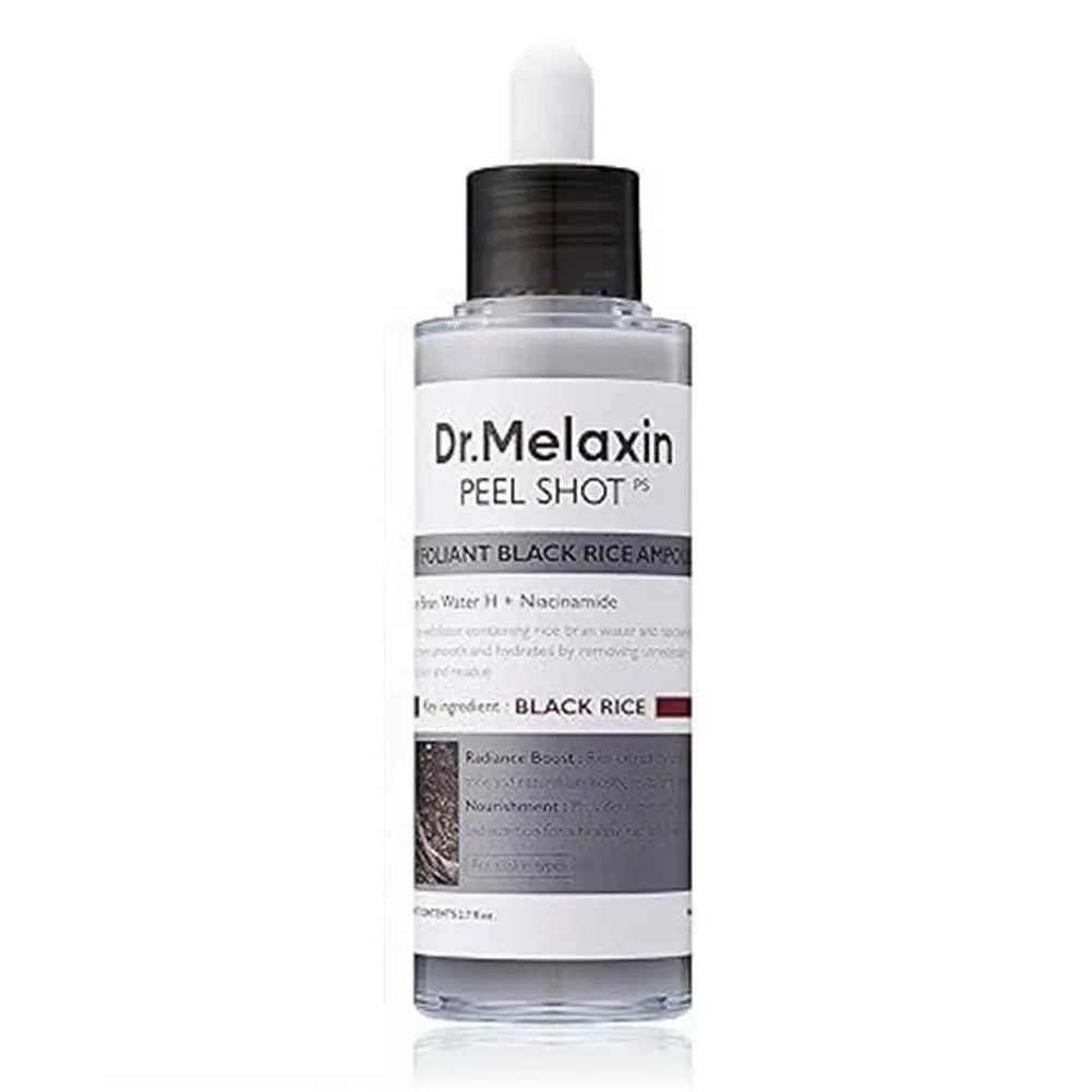 Dr. Melaxin Peel Shot White and Black Rice Exfoliating Essence Deep Moisturising Hydrating Oil-Control
