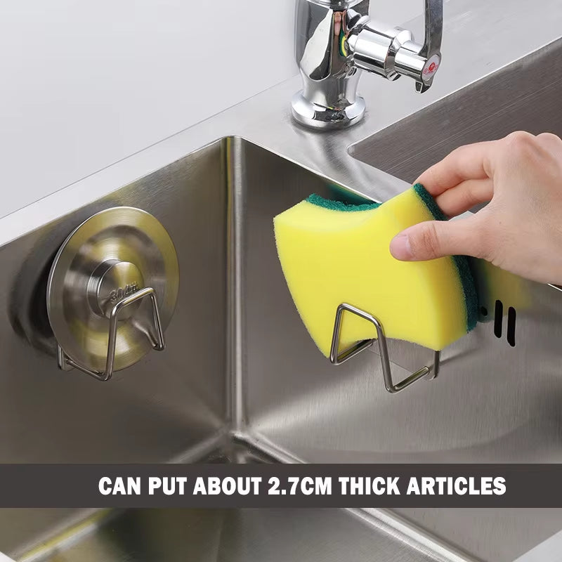 Sponge Holder Soap Drying Rack Self Adhesive Sink
