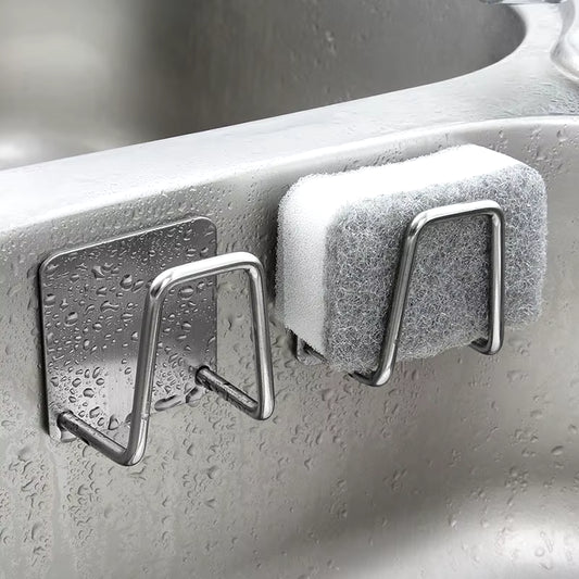 Sponge Holder Soap Drying Rack Self Adhesive Sink
