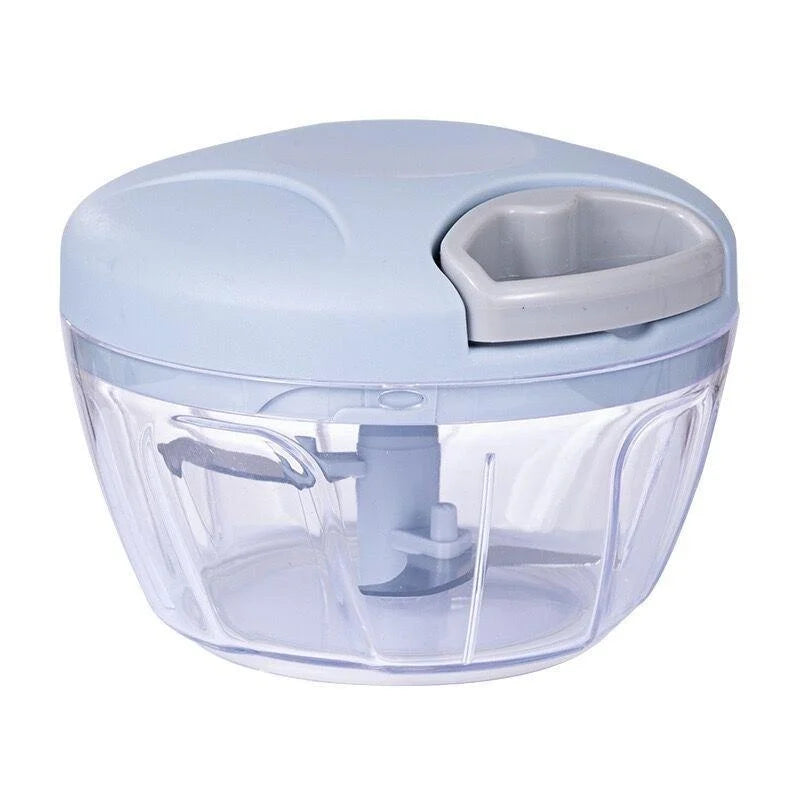 Manual Meat & Vegetable Chopper – 500/900ML hand-crank mincer for garlic, onion and more