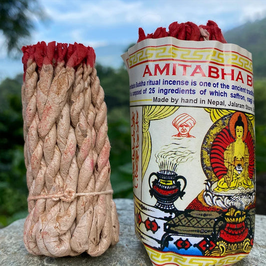 40Pc Himalaya Rope Incense- Handmade yoga aromatherapy with sage, patchouli and cedar